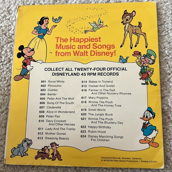 Walt Disney: The Jungle Boom, Peter and the Wolf, Farmer in the Dell Records - Picture 5 of 10